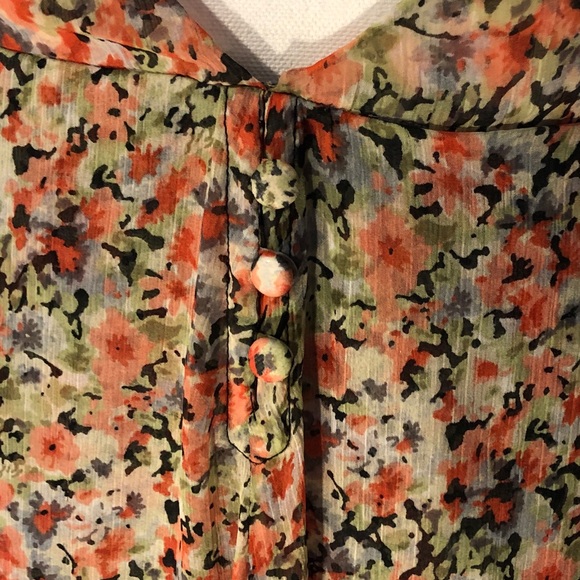 Forever 21 Sheer Hi Low Summer Dress - Button Back - Picture 8 of 8